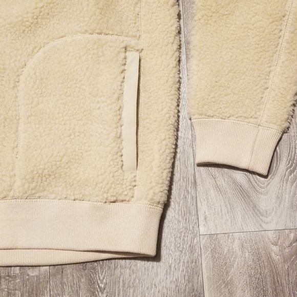 Abercrombie & fitch sherpa full zip hooded jacket - Picture 2 of 7